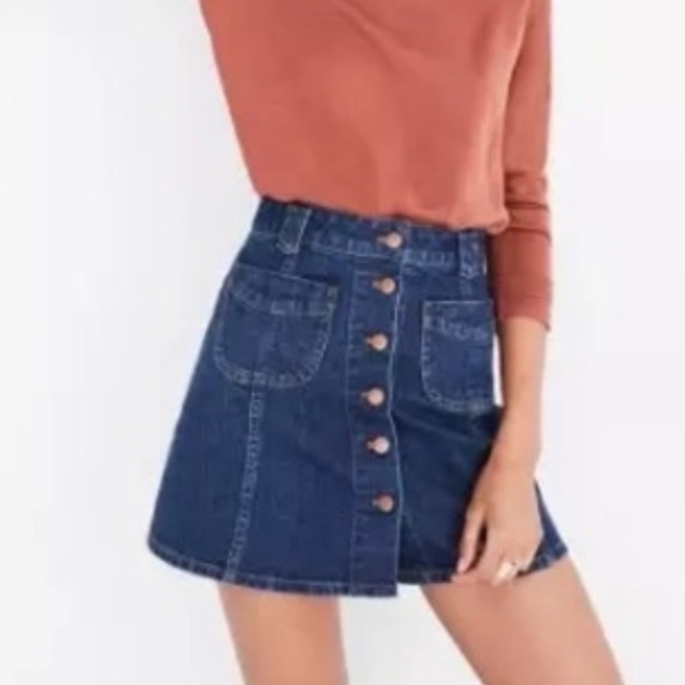 Madewell Jean Skirt